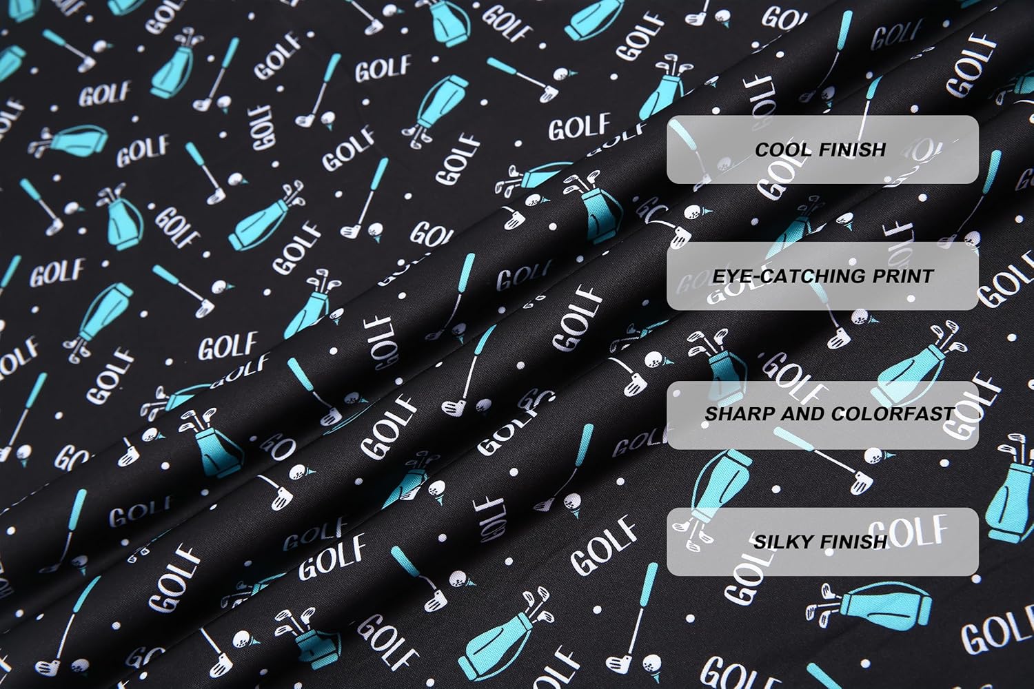 Thumbnail 4 de Damipow Premium Golf Shirt for Men: Dry Fit Performance Polo