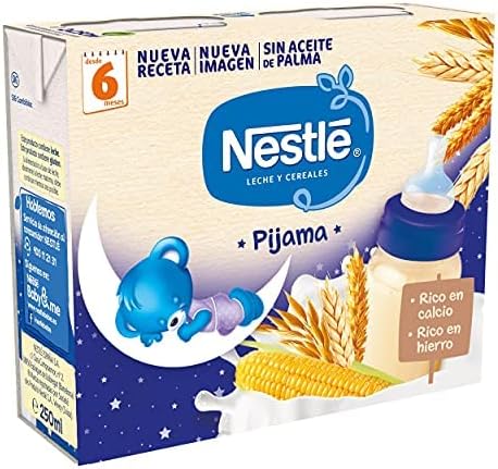 Thumbnail 1 de Nestlé Leche y Cereales Pijama para bebés 6x2x250 ml 🍼