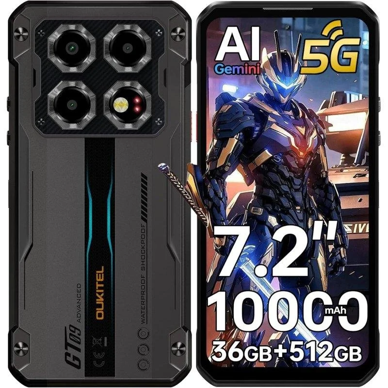 Detalle de Oukitel WP60 5G 12GB/512GB: smartphone rugerizado para aventuras y uso industrial