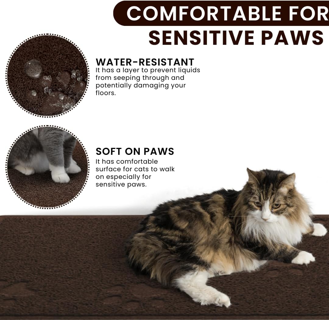Thumbnail 4 de Andalus Cat Litter Mat, Pack of 2