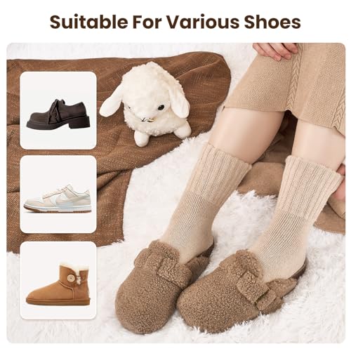 Thumbnail 6 de Niorasen Thermal Socks for Women - 3 Pairs Wool Winter Warm Thick Socks (Gift Box) UK 4-8