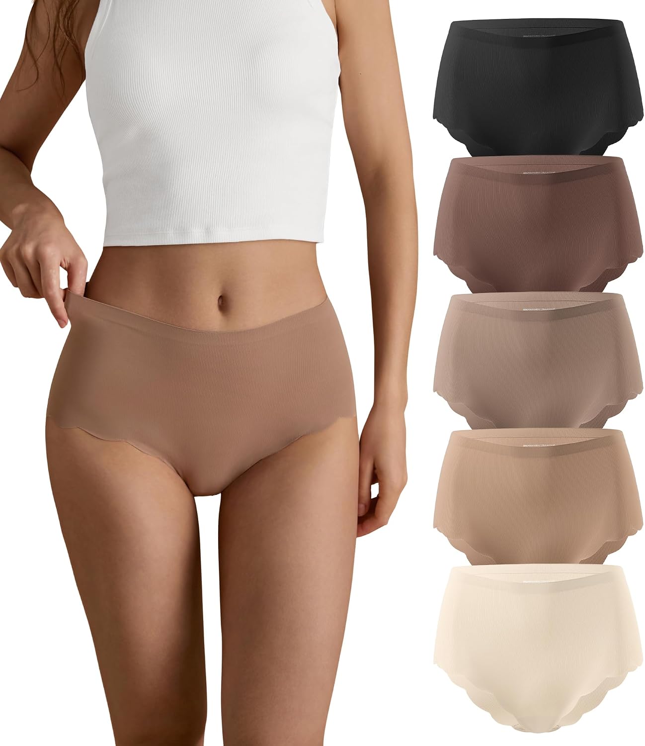 Detalle de SHARICCA Nahtlos Slips Hohe Taille