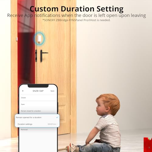 Thumbnail 4 de SONOFF SNZB-04P Sensor Zigbee de puerta 1 unidad