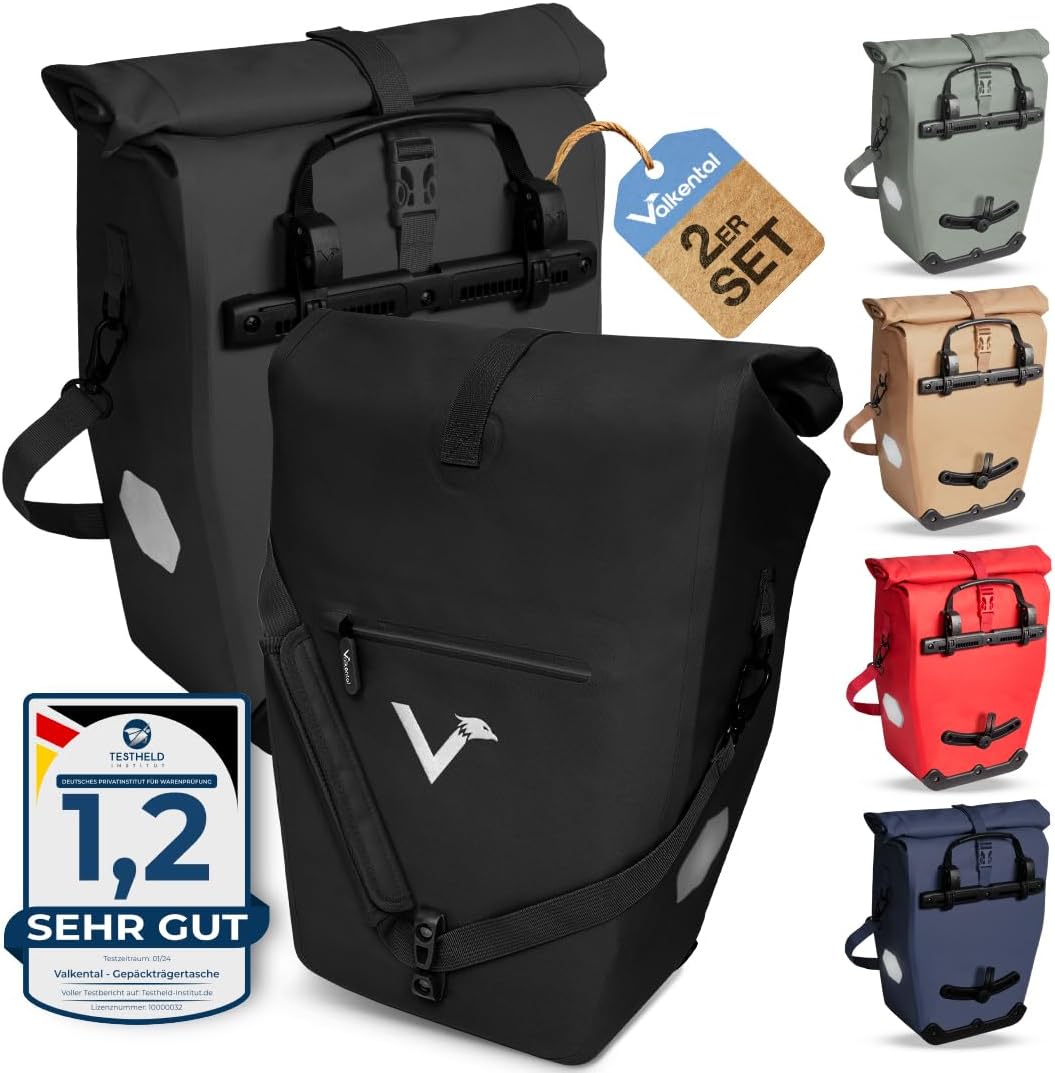 Detalle de Valkental Große 28L Gepäckträgertasche