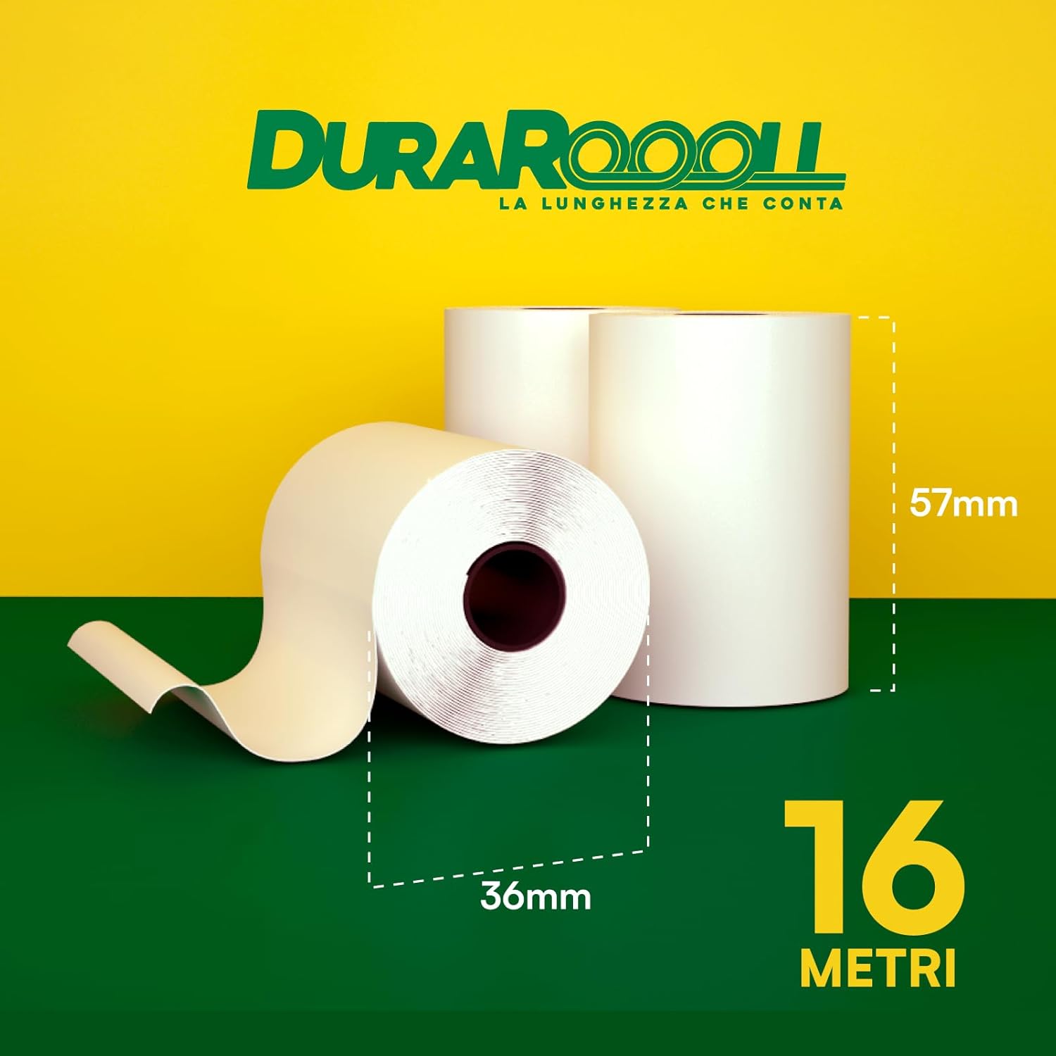 Thumbnail 4 de 20 Rotoli Carta Termica per POS 57x36 DuraRoooll: compatibili con Nexi, SumUp, Pax e altro