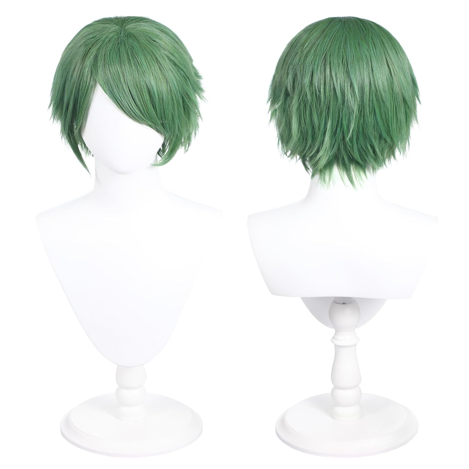 Thumbnail 6 de UTIEHD 30 cm lange Perücke – Universelle Anime Kostüm Cosplay Perücke, Mitternachtsblau