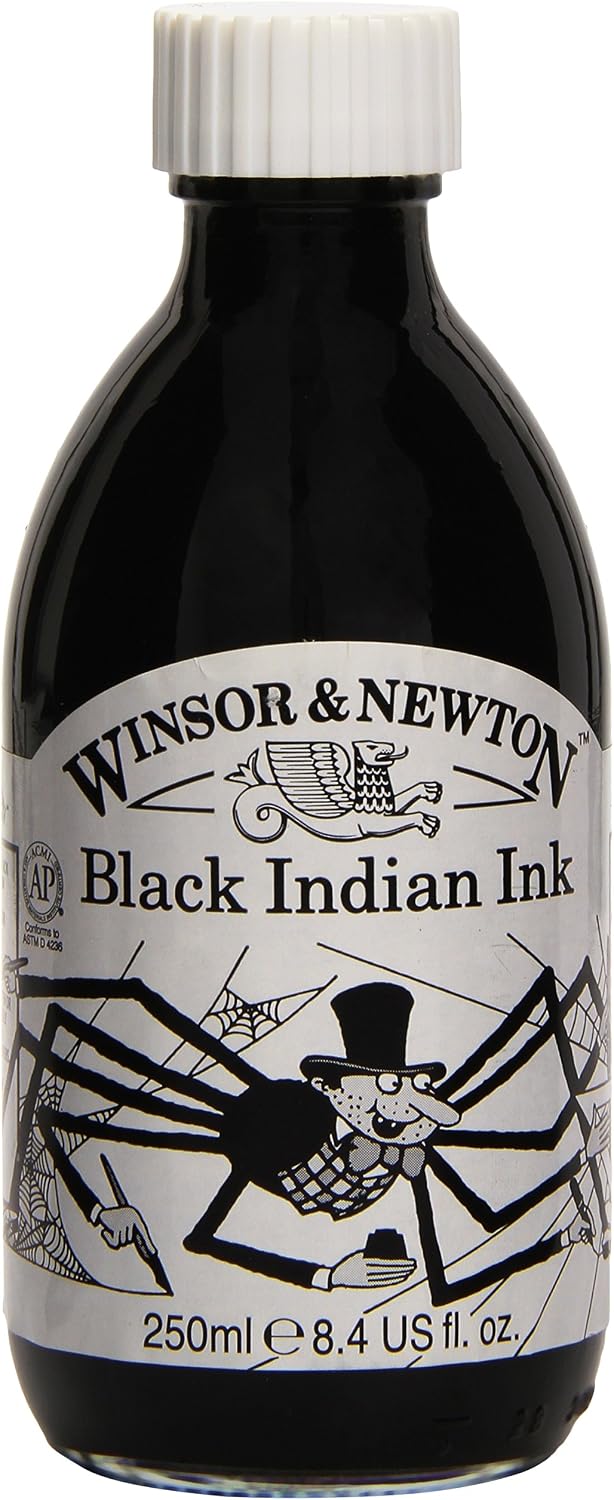 Detalle de Winsor & Newton Inchiostro di China 250 ml - Nero