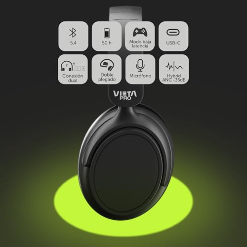 Detalle 2 de Vieta Pro Auriculares Bluetooth ANC 50 h