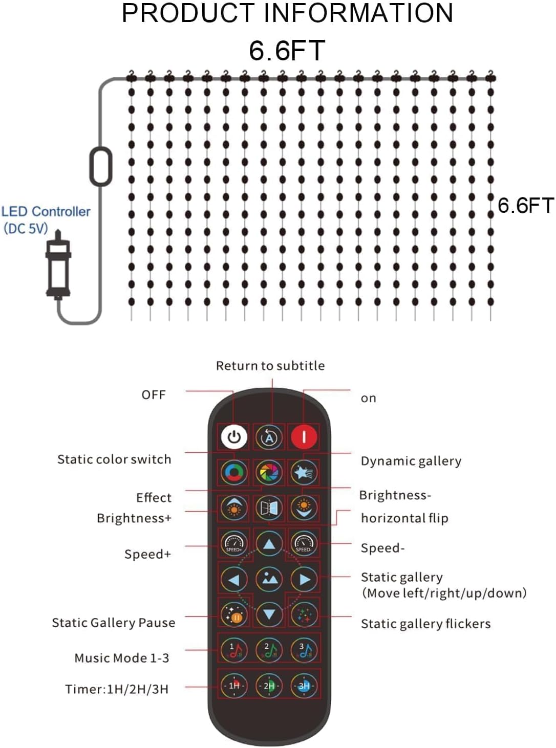 Thumbnail 3 de Dazzle Bright Smart Curtain Lights 400 LEDs