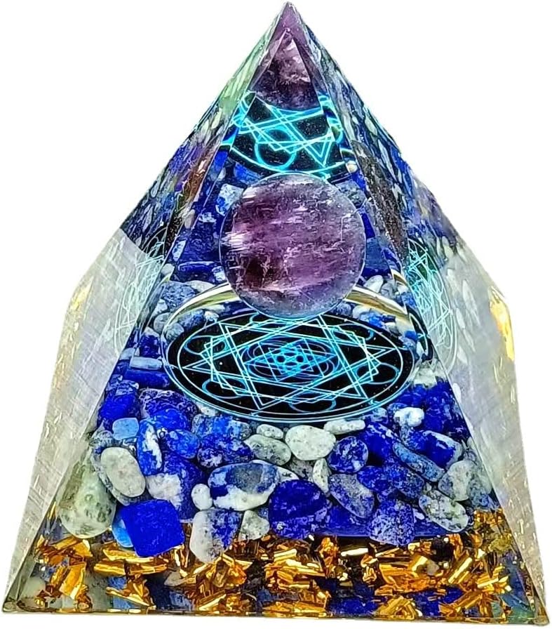 Thumbnail 2 de ycyingcheng 6CM Pyramid Crystal Energy Tower