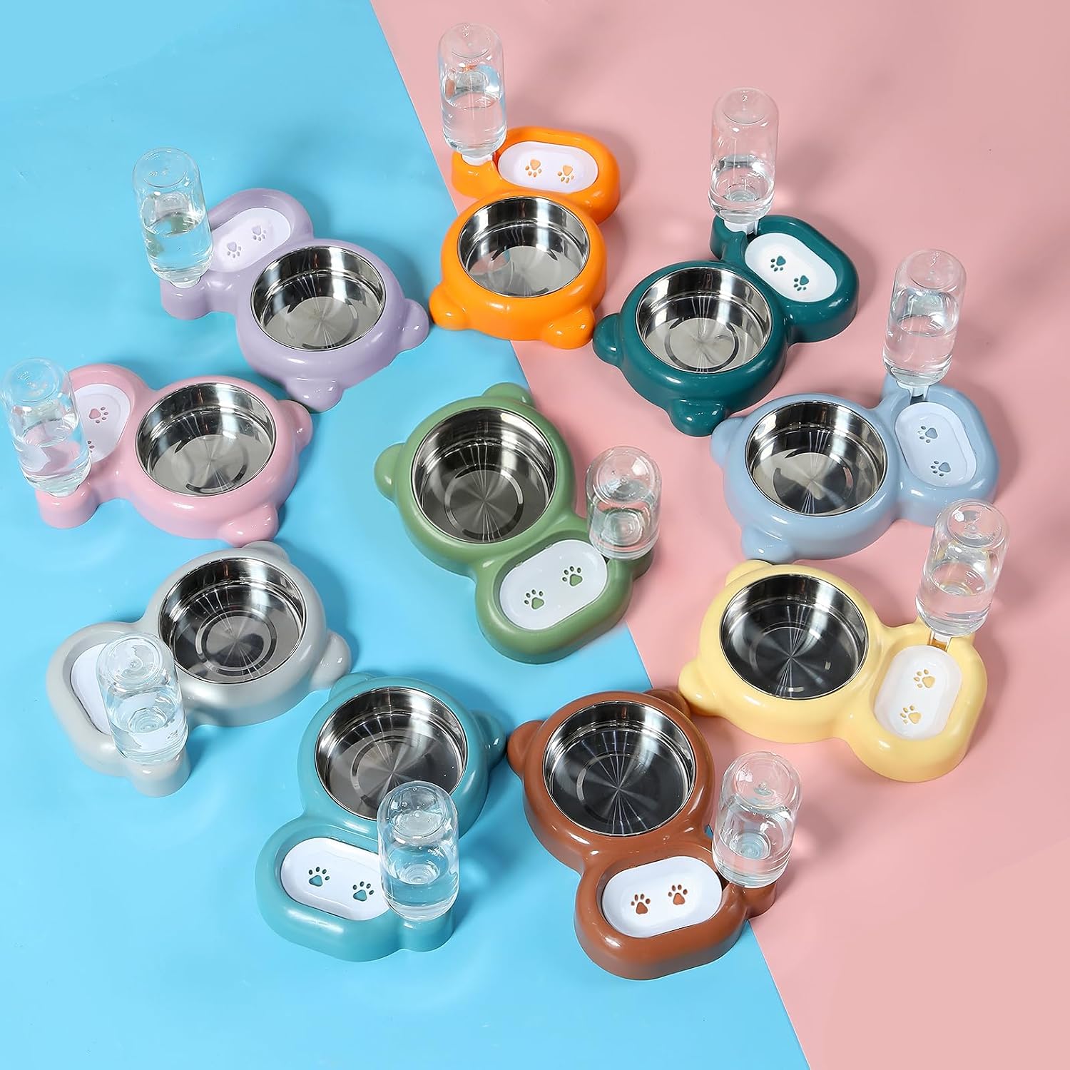 Detalle 2 de Pet Bowl Set with Stainless Steel Bowl