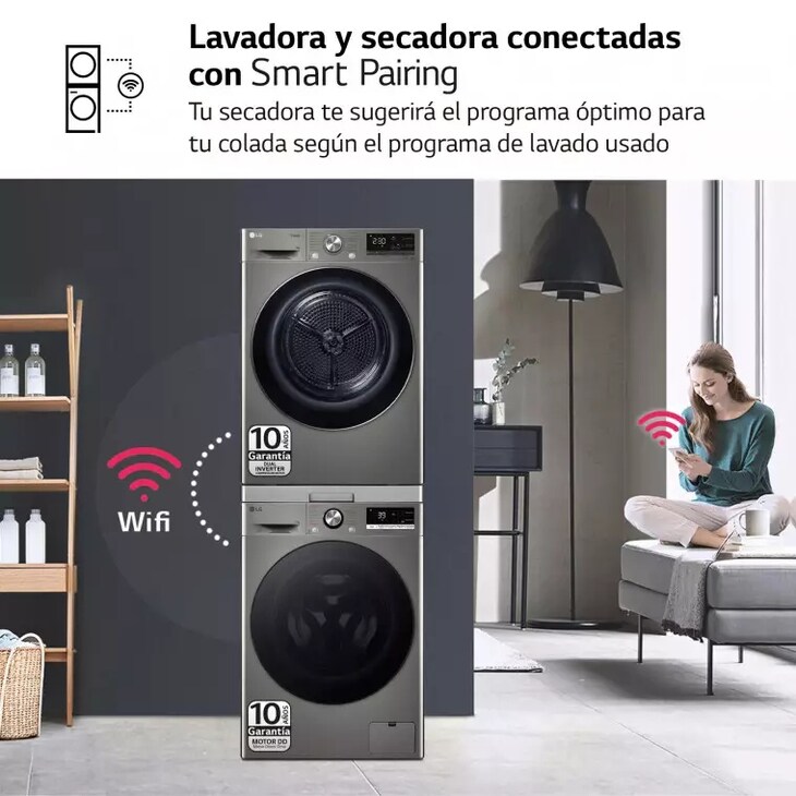 Thumbnail 3 de LG TORREINOX99 9kg 1400 rpm