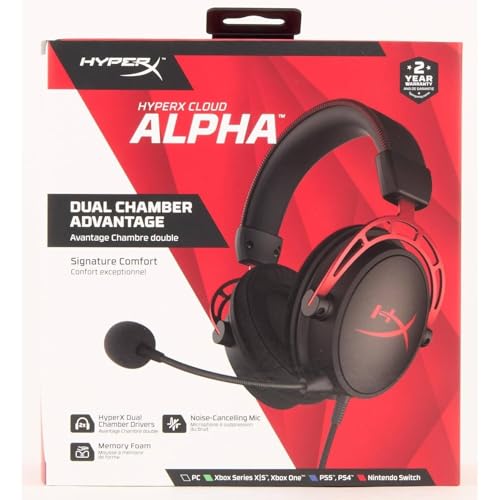 Thumbnail 10 de HyperX Cloud Alpha: cuffie da gaming con driver bidirezionale e comfort premium