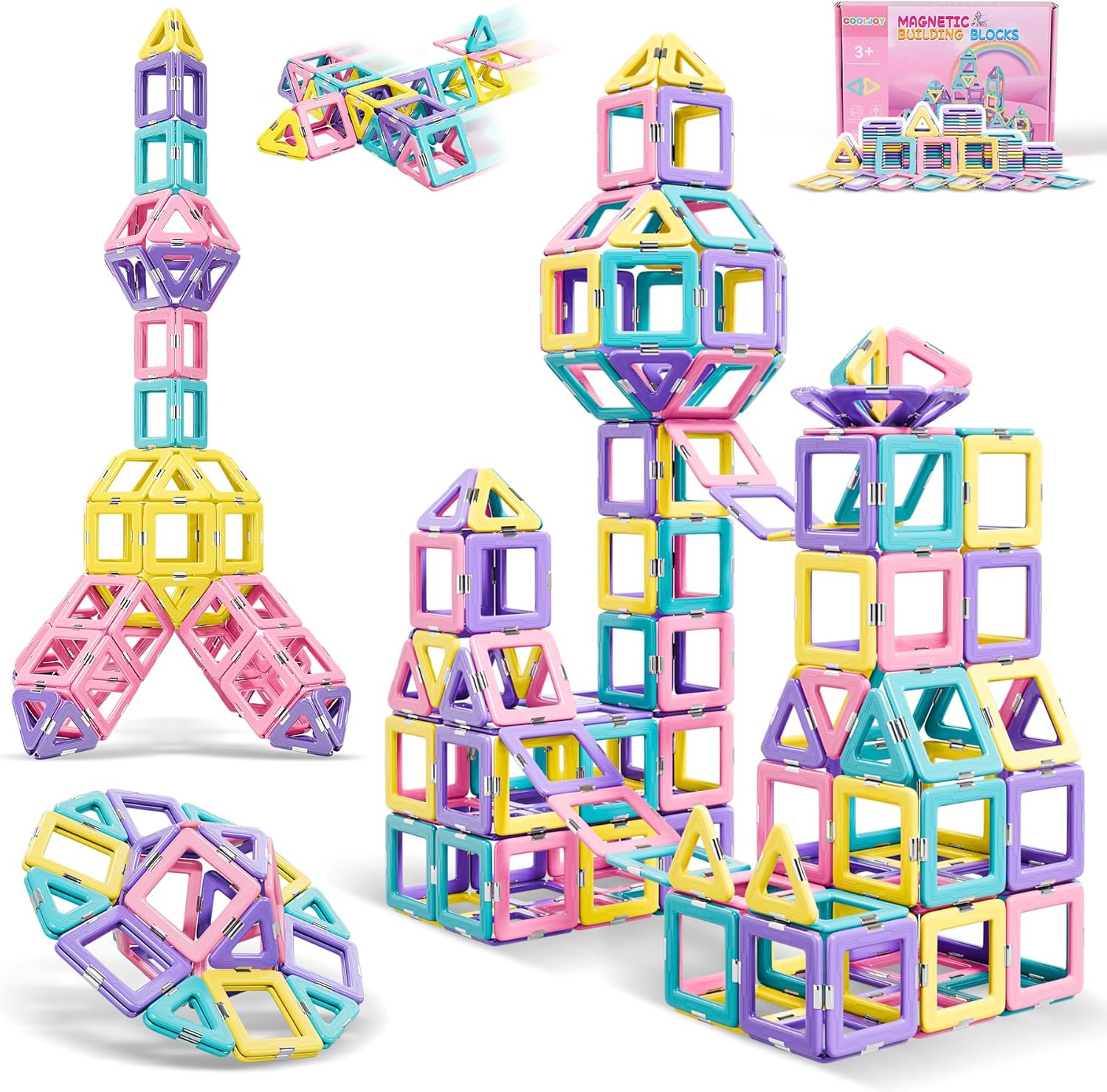 Detalle de Magnetic Building Blocks 40pcs set