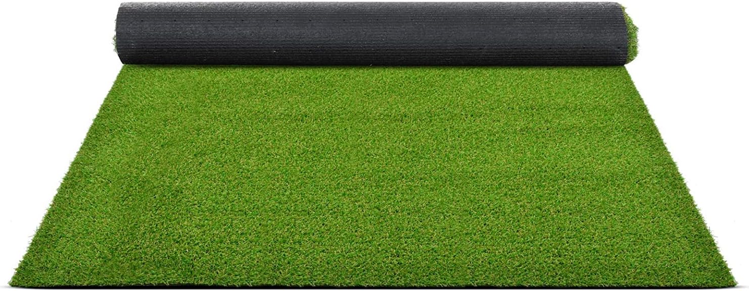 Detalle de Floordirekt Kunstrasen Outdoor Rasenteppich als Meterware – 18 mm Florhöhe, 200 x 300 cm