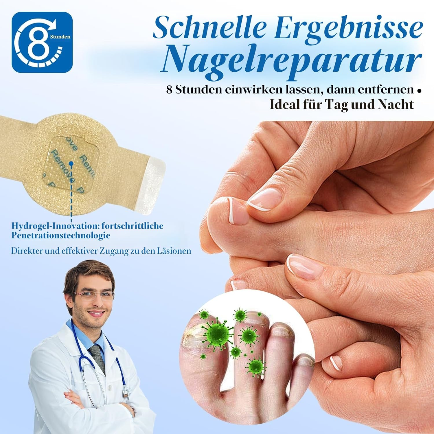 Thumbnail 5 de Funthy 21 Nagelpilz-Patches đ