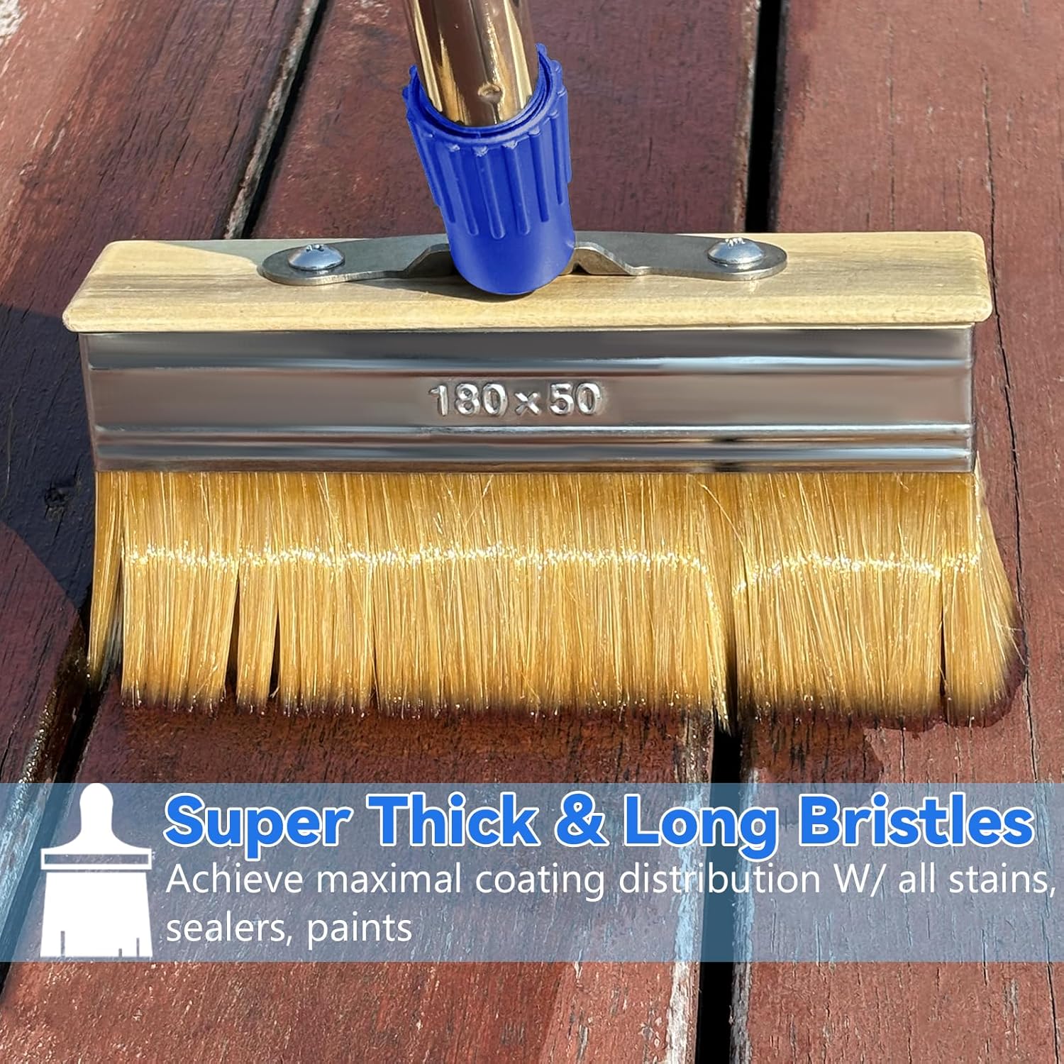 Detalle de Pimekoy Decking Paint Brush 7 inch