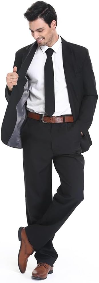 Detalle de U LOOK UGLY TODAY Men's Party Suit, 2-Piece Set with Tie, Regular Fit