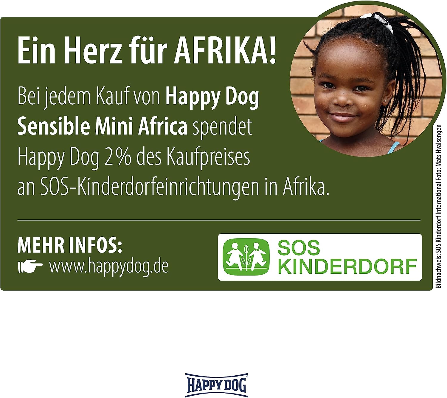 Thumbnail 5 de Happy Dog Sensible Mini Africa 800 g graanvrij volwassen hondenvoer met struisvogel