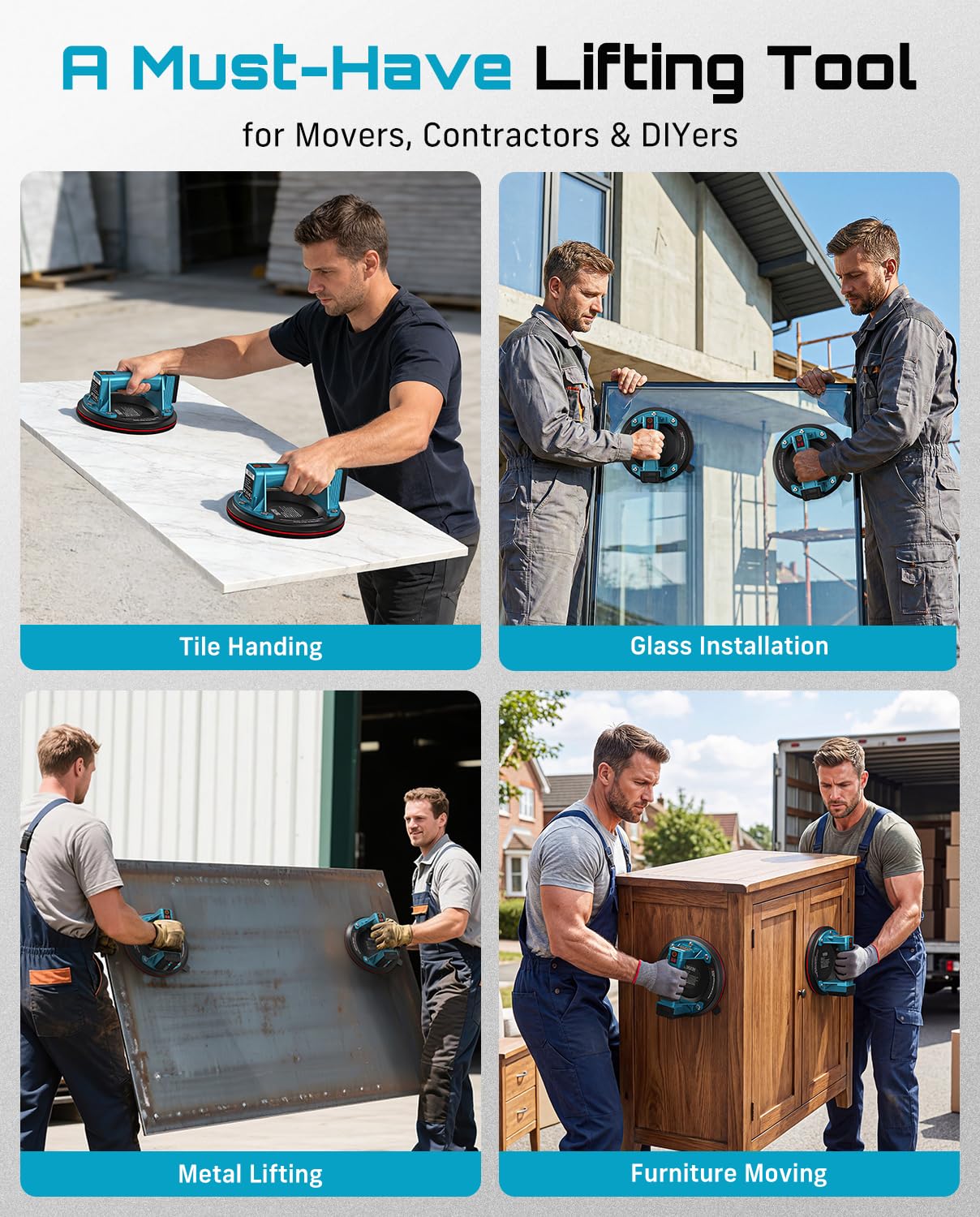 Thumbnail 5 de SEESII suction lifter 600 LBS tile glass