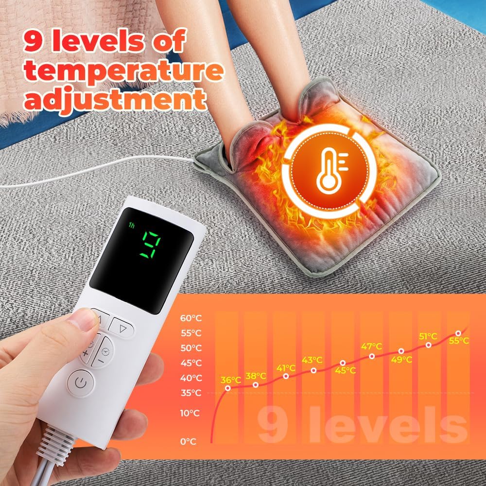 Thumbnail 2 de Electric Heated Foot Warmer 9‑setting timer ⛅️🦶