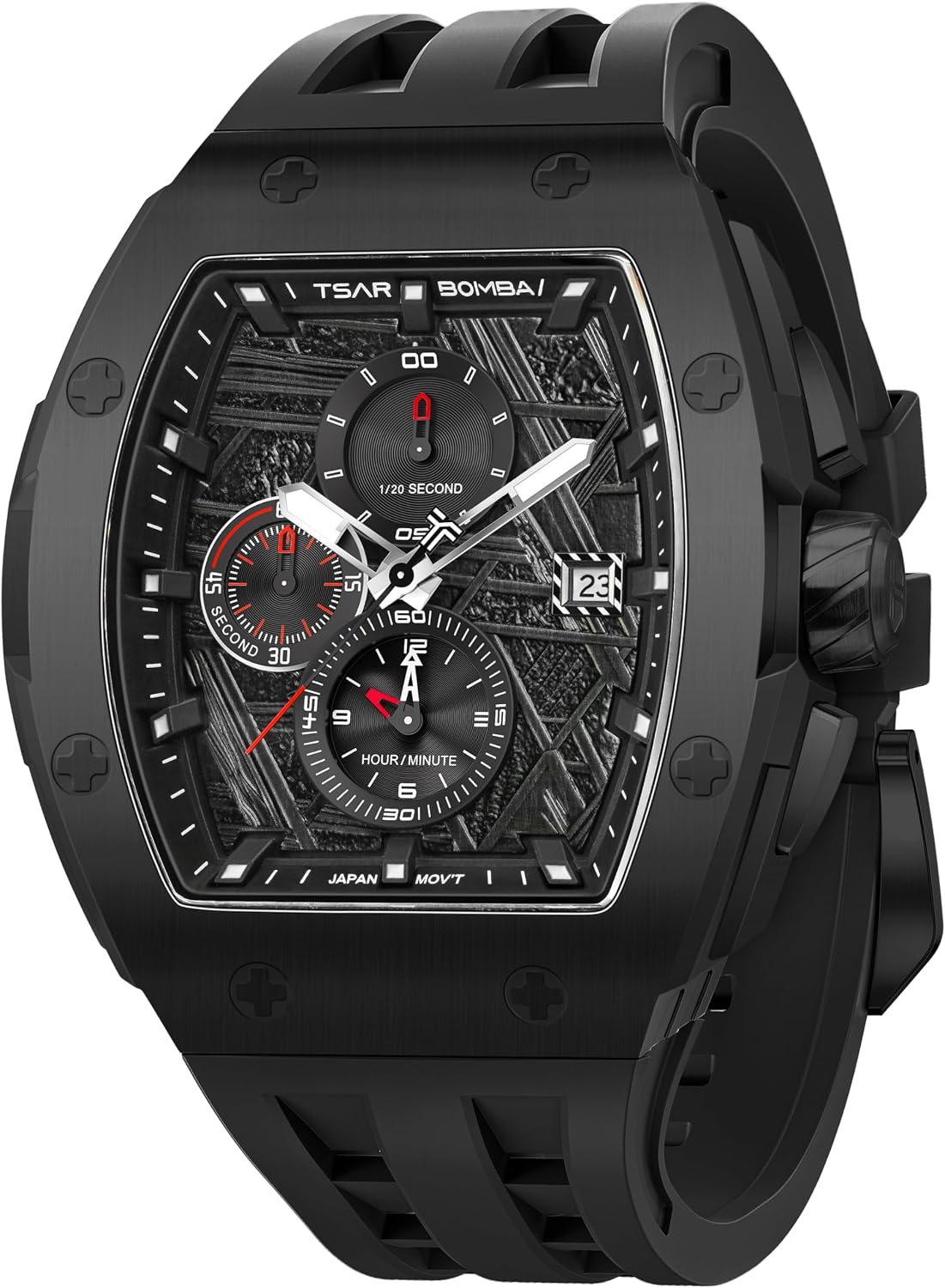 Detalle de TSAR BOMBA Orologio Uomo Tonneau Design
