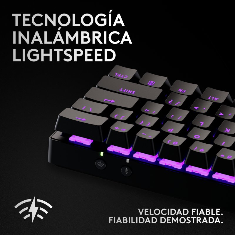 Thumbnail 1 de Logitech G Pro X 60 teclado 60% inalámbrico RGB 1 unidad