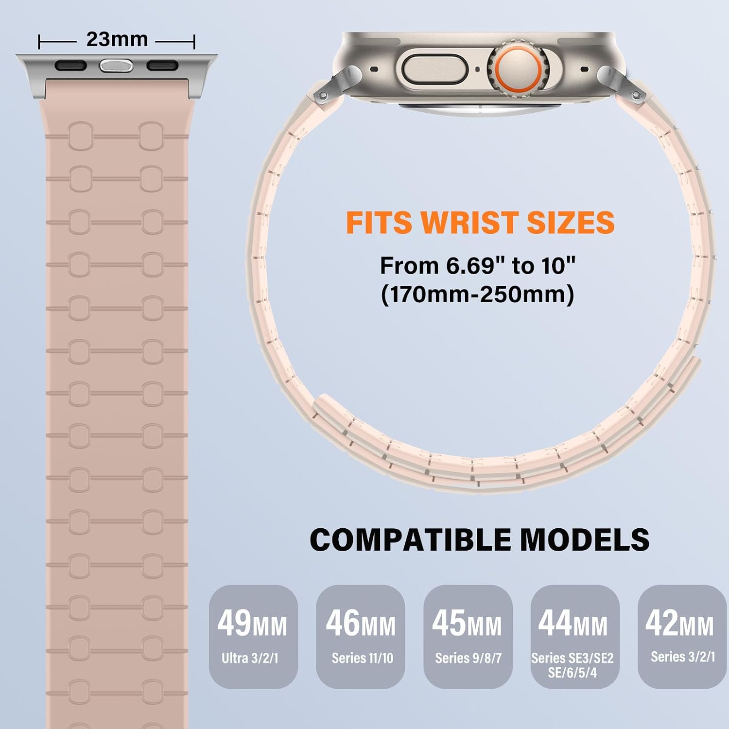 Detalle de Sixmoat Double Sided Magnetic Strap 45mm