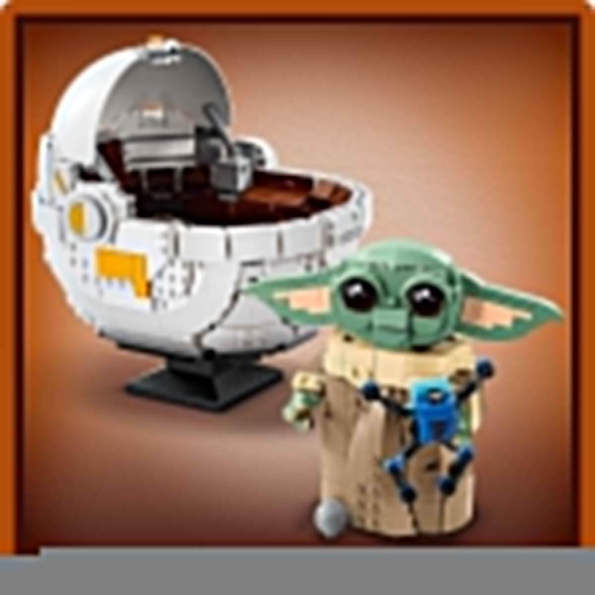 Thumbnail 1 de LEGO Star Wars 75403 Grogu with Hover Pram: Build, Display, and Enjoy