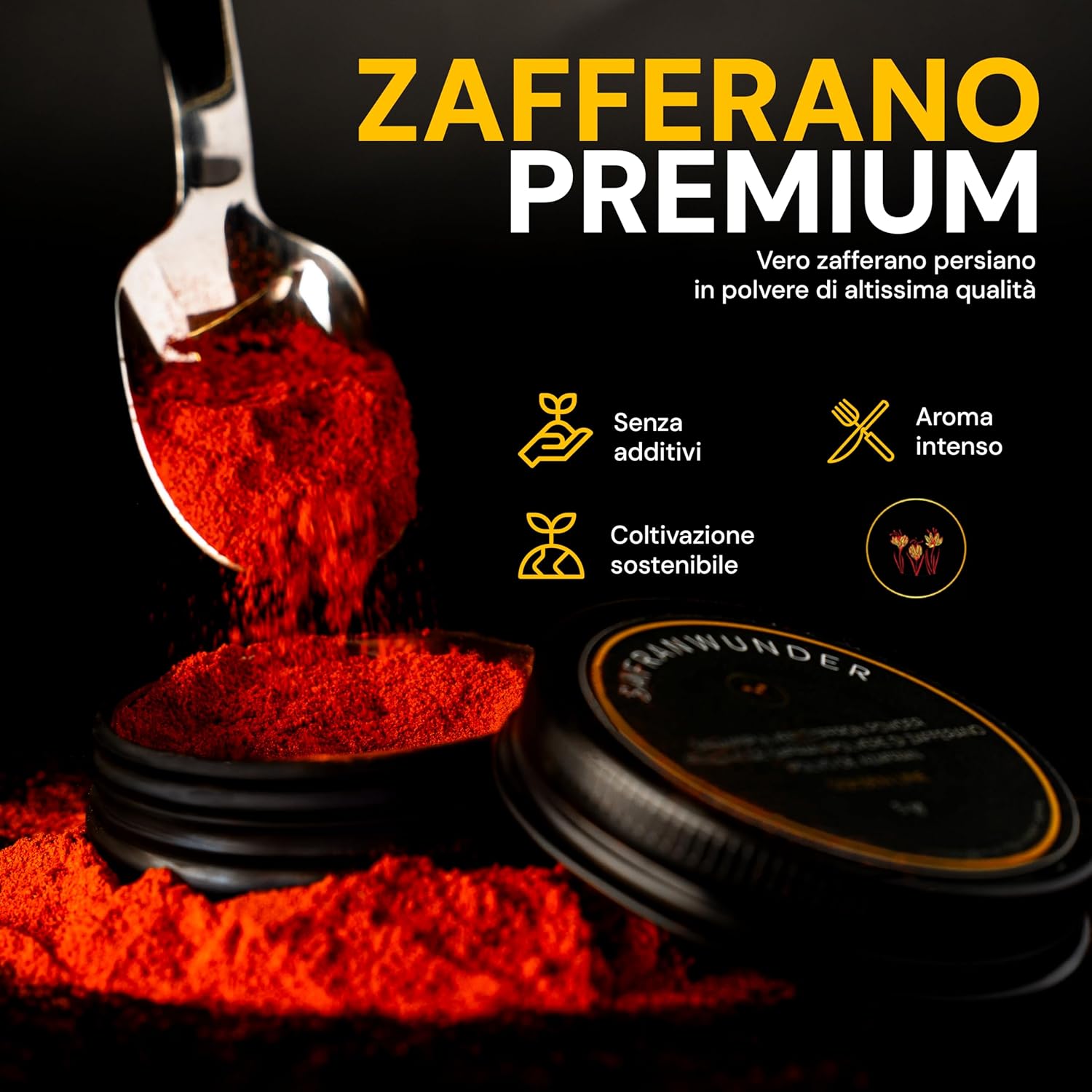 Thumbnail 1 de Zafferano premium in polvere 5 g