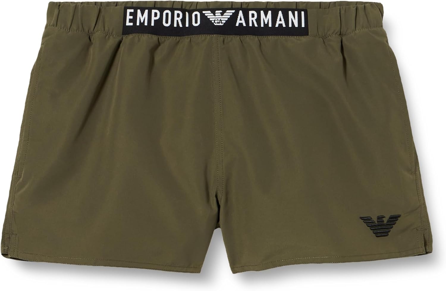 Detalle de Emporio Armani Herren Logoband Boxer Swim Trunks