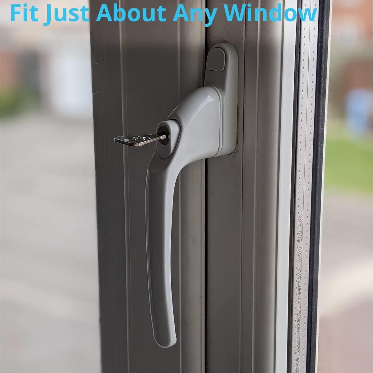 Detalle 2 de WODSTA Upvc Window Handle 2pc Lockable Espag 43mm ⌛