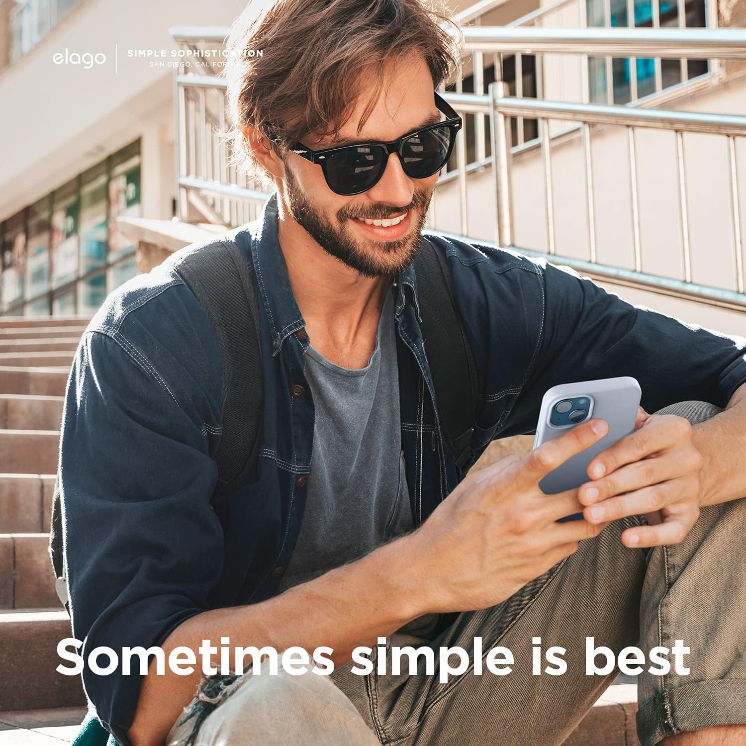 Thumbnail 6 de elago Liquid Silicone Case for iPhone 13 (6.1") – 3-layer shockproof silicone cover with soft microfiber lining (Light Blue)