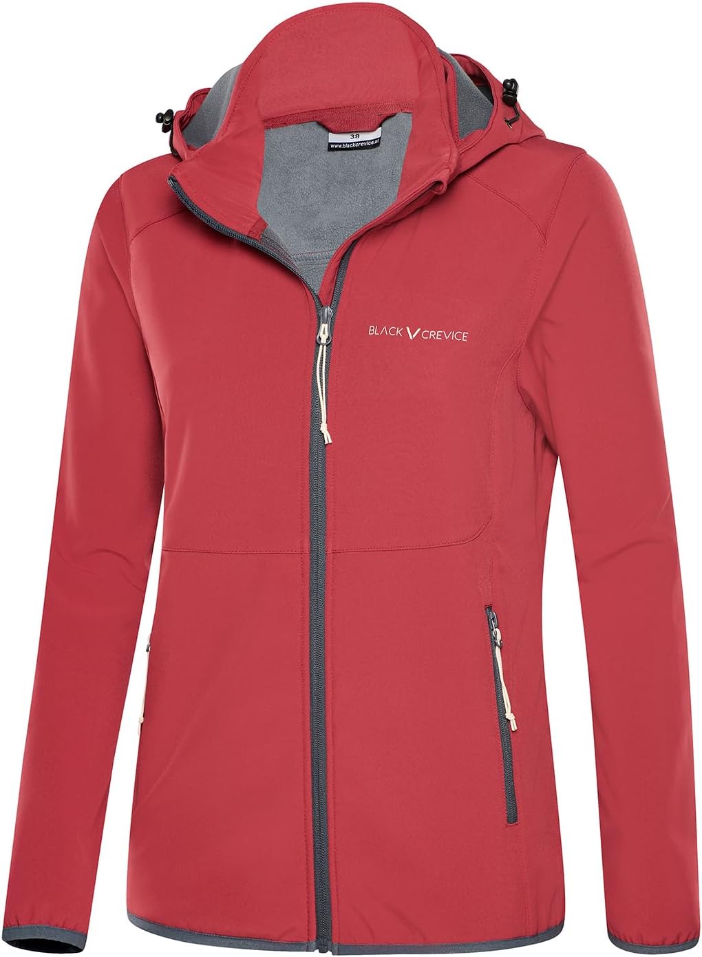 Detalle de Black Crevice Damen Softshell Giacca Softshell Donna – Comfort e Protezione per Outdoor e Daily