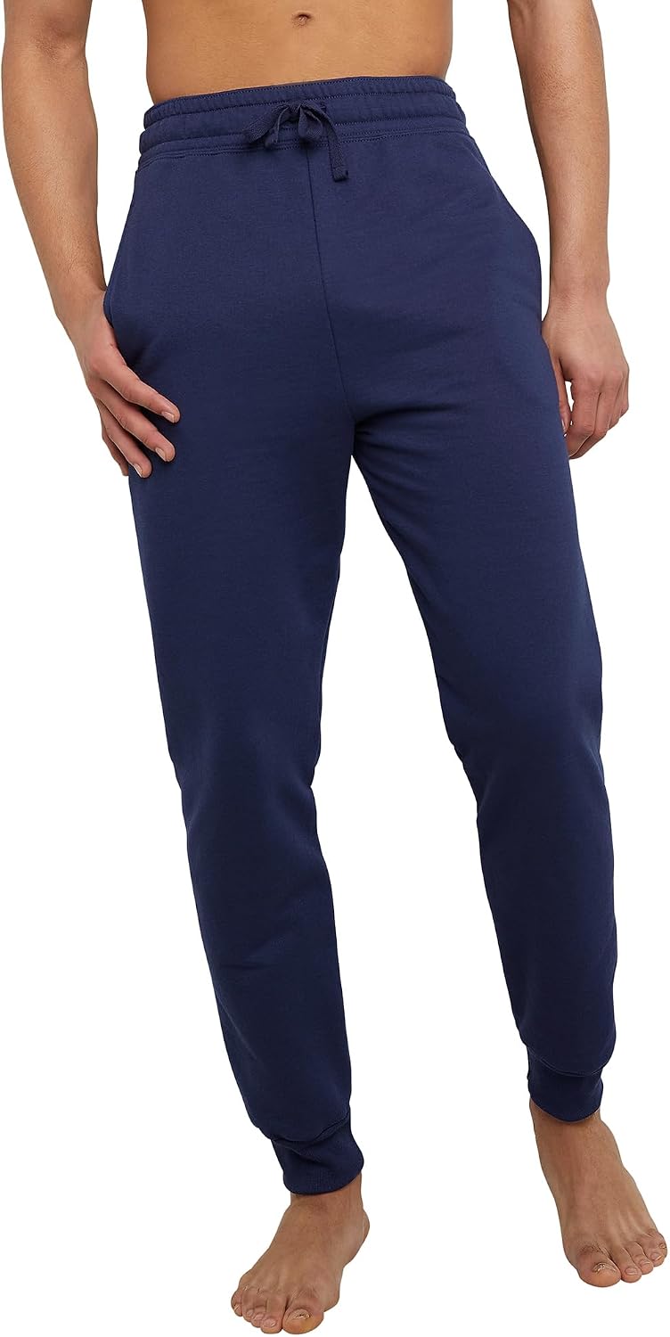 Detalle de Hanes O8389 Men's EcoSmart Fleece Joggers, 30.5-Inch, Relaxed Fit