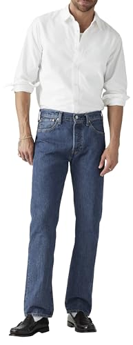 Detalle 2 de Levi's 501 Original Fit Stonewash: vaquero recto clásico para un look auténtico