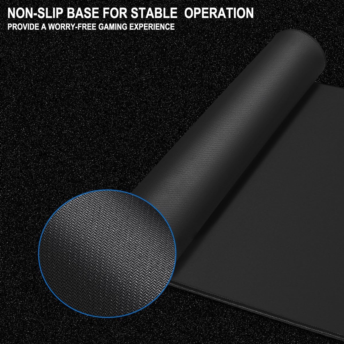 Detalle de JOCYRN Extended Gaming Mouse Pad, 31.5" x 15.7", Water-Resistant Surface