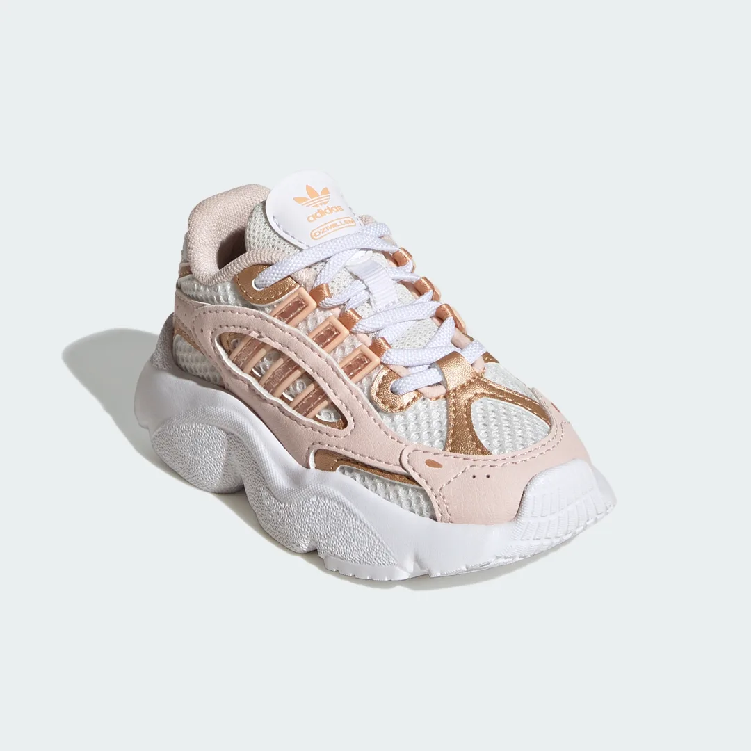 Thumbnail 3 de adidas OZMILLEN Elastic Lace Shoes en rosa: zapatillas con cordones elásticos