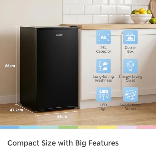Thumbnail 1 de COMFEE' 93L Under Counter Fridge with Cooler Box (RCD93BL2UK(E))