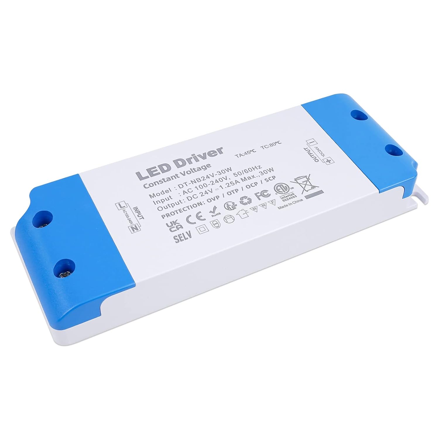 Detalle de VARICART LED Transformer 30W – Ultra Slim 24V LED Driver