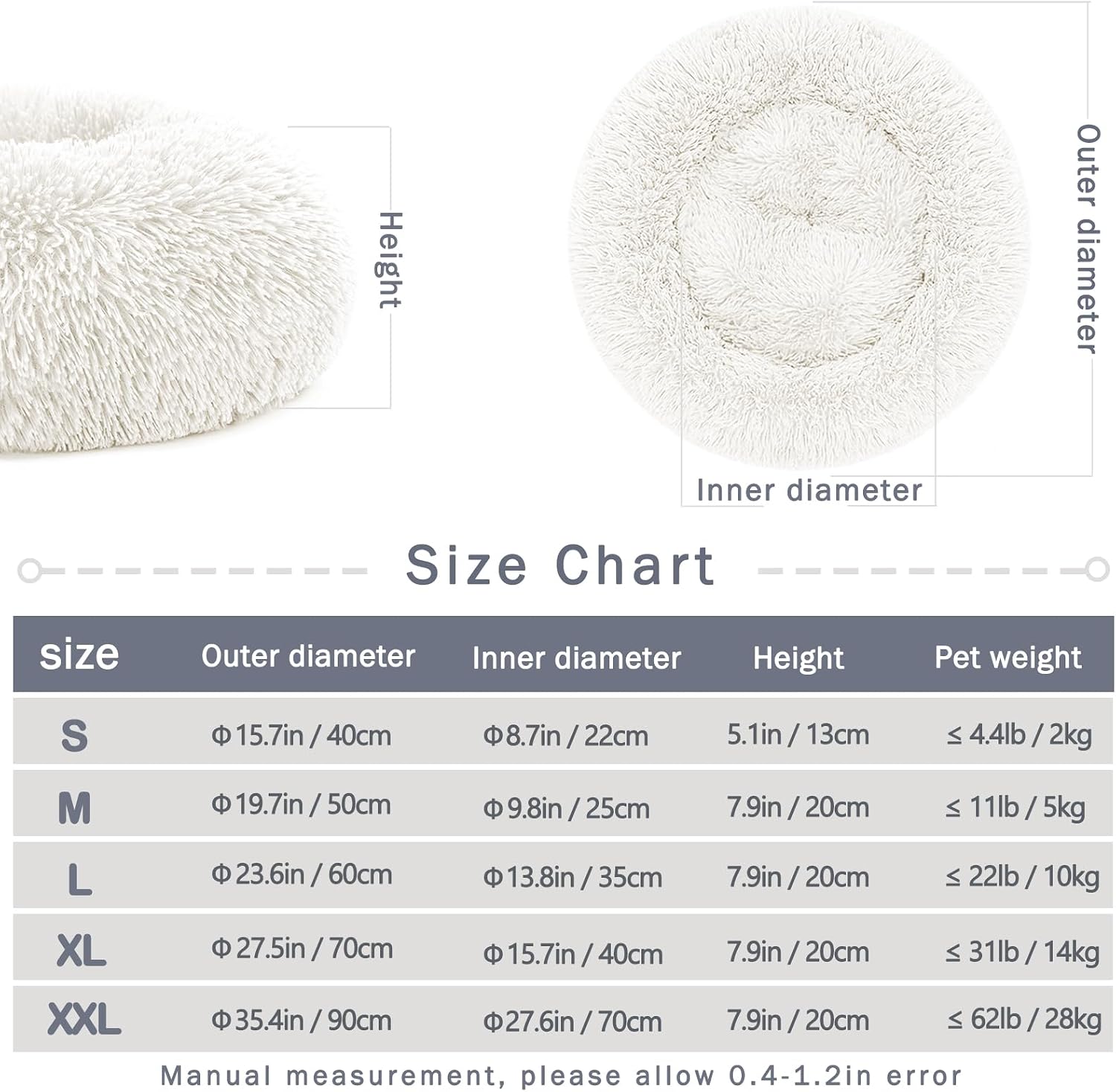 Detalle de Nepfaivy Cuccia antistress 60 cm donut