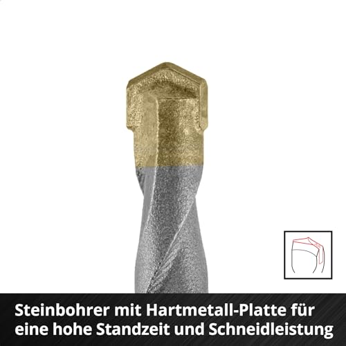Detalle de Einhell M-CASE 16-tlg. Bohrer-Set – Vielseitige Bohrer für Metall, Holz, Stein