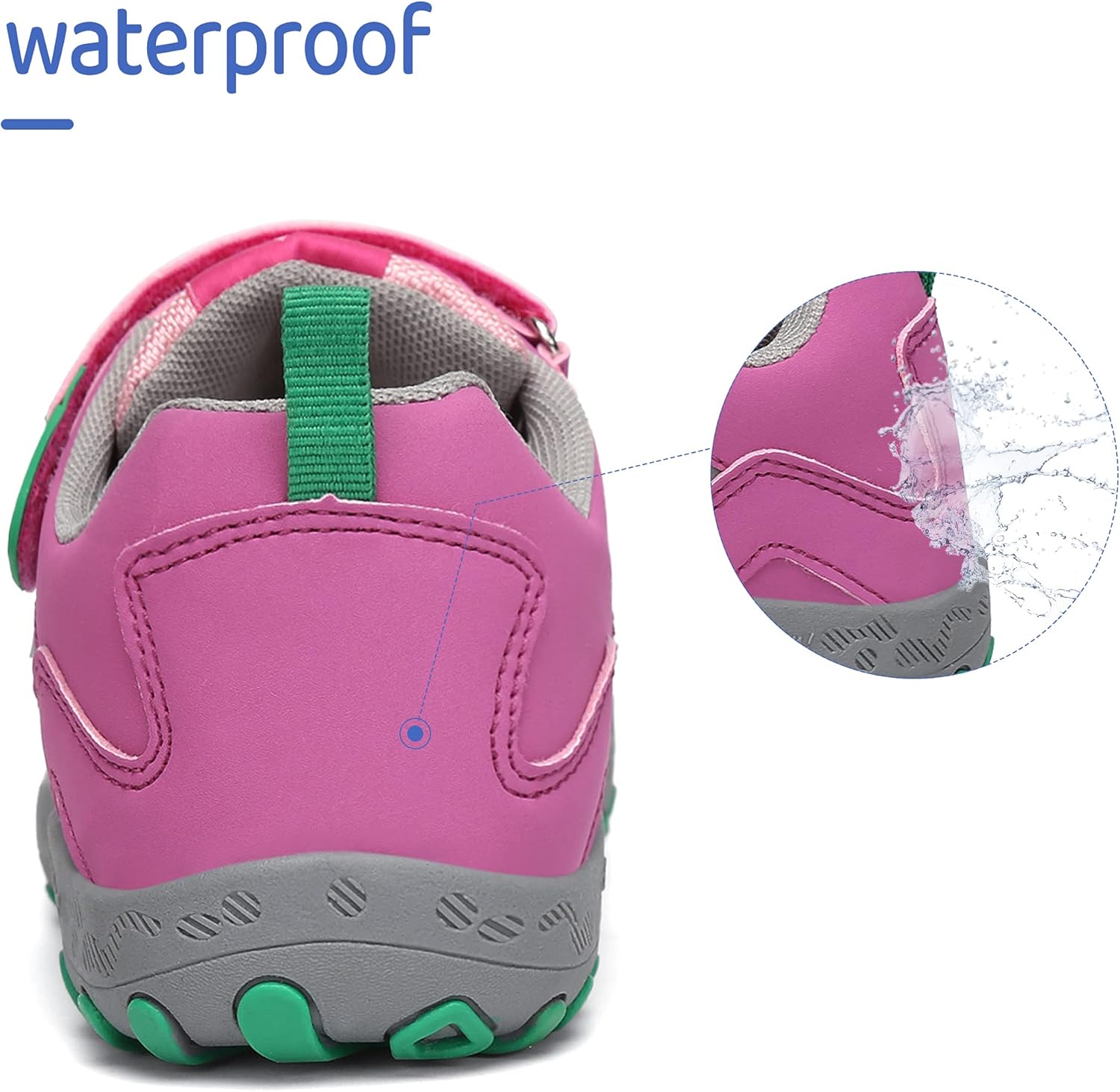Thumbnail 6 de Mishansha Wanderschuhe Kinder Sports Sneaker für Mädchen – leichte Outdoor-Turnschuhe in Rosa
