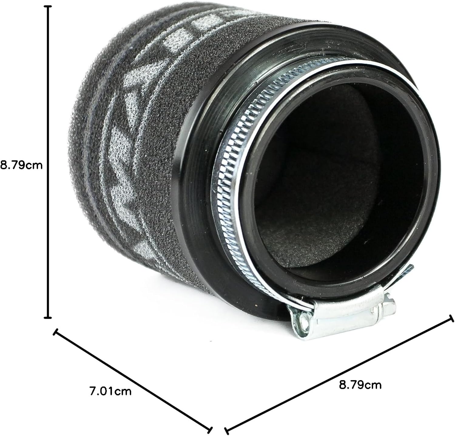 Detalle 2 de Ramair Filters MR-025 Motorcycle Pod Air Filter (58 mm neck ID) – black