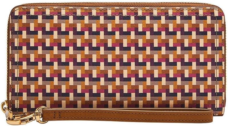 Thumbnail 4 de Fossil Logan Clutch Donna, borsa gialla con zip