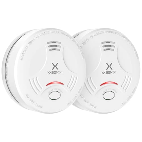 Detalle de X-Sense Détecteur de Fumée SD11, Lot de 2 – Batterie scellée 10 ans, ABS ignifuge