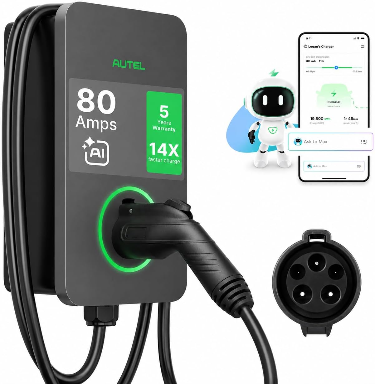 Detalle de Autel Level 2 EV Charger 80 Amp