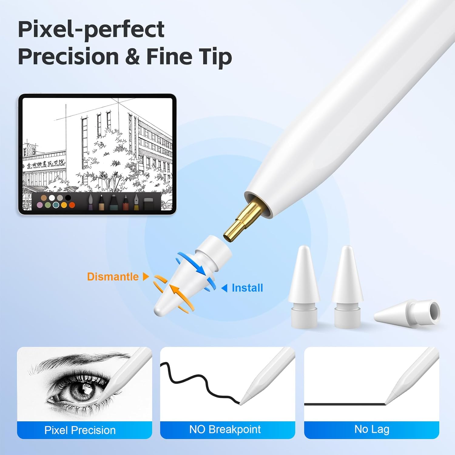 Thumbnail 2 de Stylus Pen for iPad 2025-2018