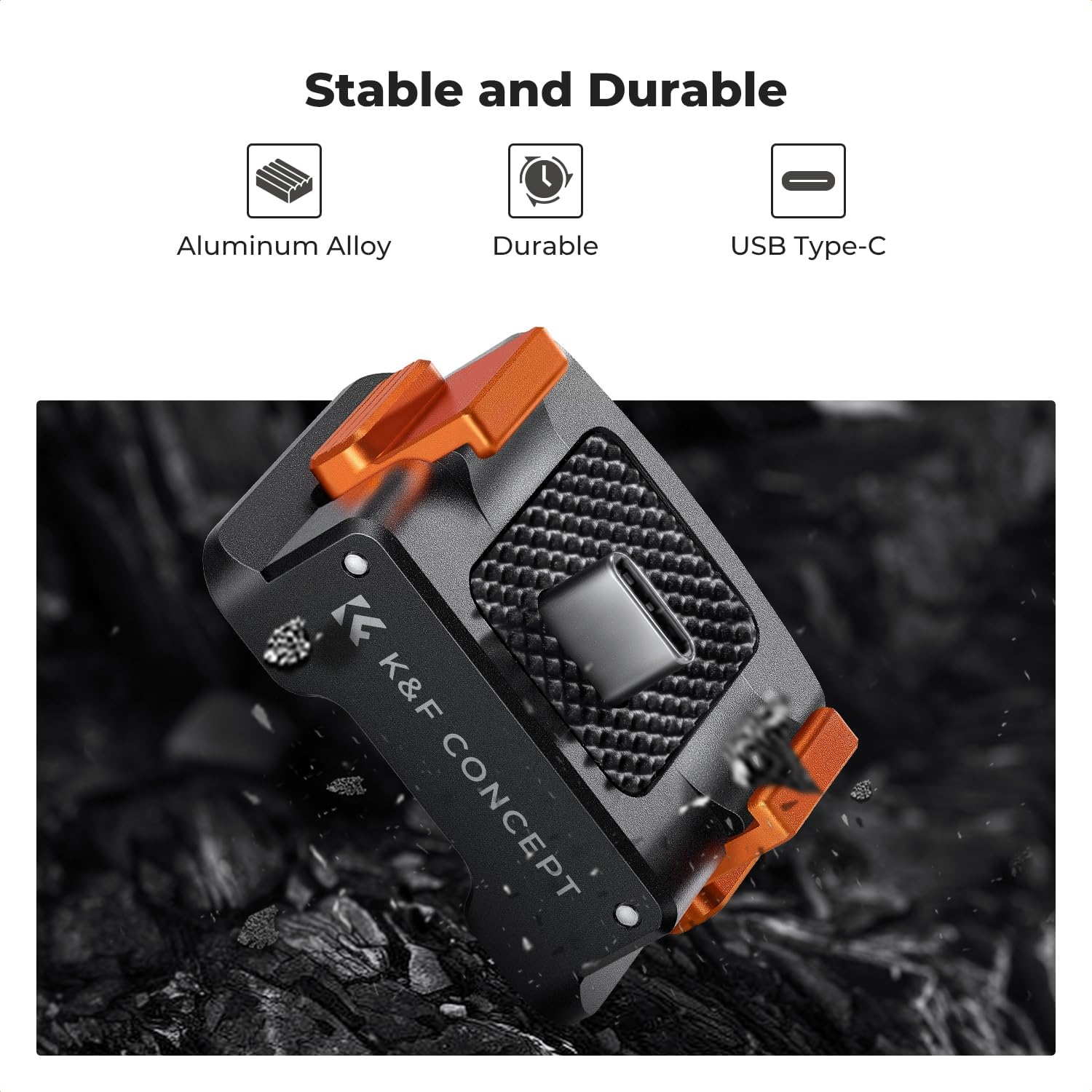 Thumbnail 6 de K&F CONCEPT Ladeadapter Basis für DJI Osmo Pocket 3 (Typ-C) mit Arca-Standard und 1/4-Schraublöchern