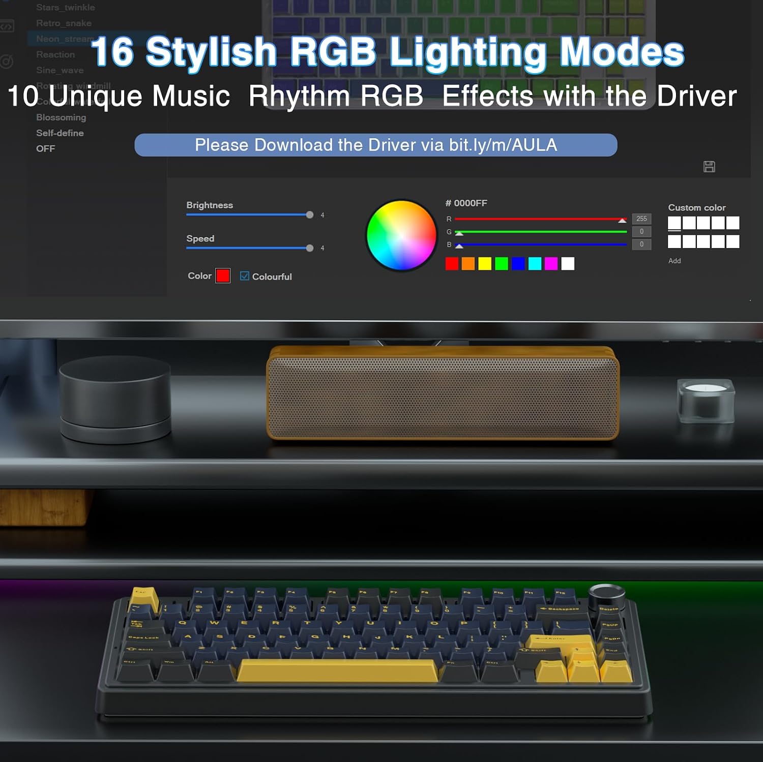 Thumbnail 4 de AULA F75 4000mAh wireless keyboard ⌨